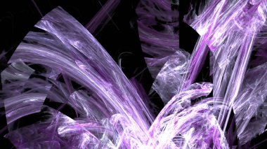 Fantezi kaotik renkli fraktal desen. Soyut Fraktal şekiller. 3D render resimde arka plan veya duvar kağıdı.