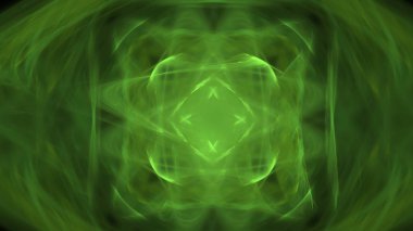 Fantezi kaotik renkli fraktal desen. Soyut Fraktal şekiller. 3D render resimde arka plan veya duvar kağıdı.