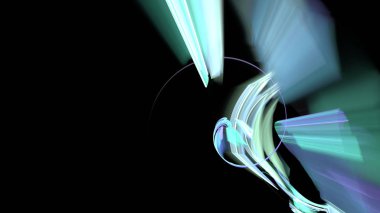 Fantezi kaotik renkli fraktal desen. Soyut Fraktal şekiller. 3D render resimde arka plan veya duvar kağıdı.