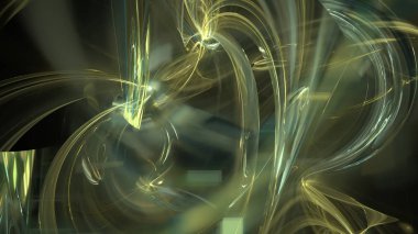 Fantezi kaotik renkli fraktal desen. Soyut Fraktal şekiller. 3D render resimde arka plan veya duvar kağıdı.