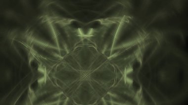 Fantezi kaotik renkli fraktal desen. Soyut Fraktal şekiller. 3D render resimde arka plan veya duvar kağıdı.