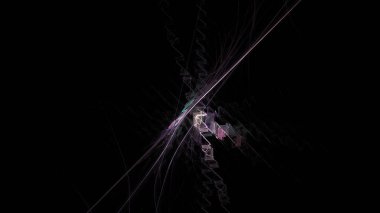 Fantezi kaotik renkli fraktal desen. Soyut Fraktal şekiller. 3D render resimde arka plan veya duvar kağıdı.