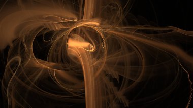 Fantezi kaotik renkli fraktal desen. Soyut Fraktal şekiller. 3D render resimde arka plan veya duvar kağıdı.