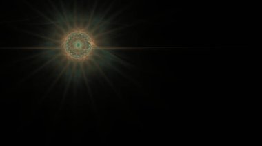 Fantezi kaotik renkli fraktal desen. Soyut Fraktal şekiller. 3D render resimde arka plan veya duvar kağıdı.