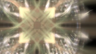 Fantezi kaotik renkli fraktal desen. Soyut Fraktal şekiller. 3D render resimde arka plan veya duvar kağıdı.