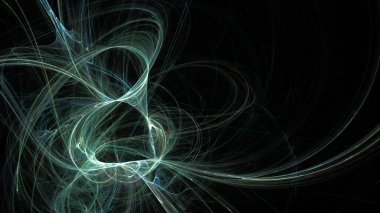 Fantezi kaotik renkli fraktal desen. Soyut Fraktal şekiller. 3D render resimde arka plan veya duvar kağıdı.