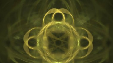 Fantezi kaotik renkli fraktal desen. Soyut Fraktal şekiller. 3D render resimde arka plan veya duvar kağıdı.