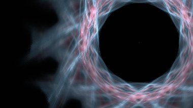 Fantezi kaotik renkli fraktal desen. Soyut Fraktal şekiller. 3D render resimde arka plan veya duvar kağıdı.