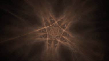 Fantezi kaotik renkli fraktal desen. Soyut Fraktal şekiller. 3D render resimde arka plan veya duvar kağıdı.