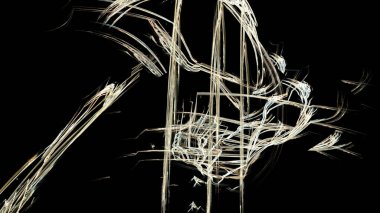 Fantezi kaotik renkli fraktal desen. Soyut Fraktal şekiller. 3D render resimde arka plan veya duvar kağıdı.