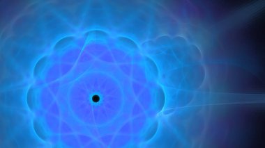 Fantezi kaotik renkli fraktal desen. Soyut Fraktal şekiller. 3D render resimde arka plan veya duvar kağıdı.