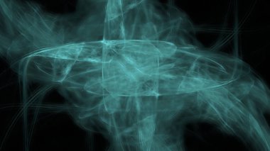 Fantezi kaotik renkli fraktal desen. Soyut Fraktal şekiller. 3D render resimde arka plan veya duvar kağıdı.