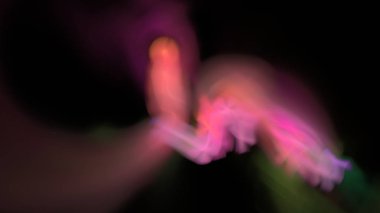 Fantezi kaotik renkli fraktal desen. Soyut Fraktal şekiller. 3D render resimde arka plan veya duvar kağıdı.