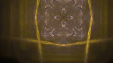 Fantezi kaotik renkli fraktal desen. Soyut Fraktal şekiller. 3D render resimde arka plan veya duvar kağıdı.