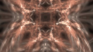 Fantezi kaotik renkli fraktal desen. Soyut Fraktal şekiller. 3D render resimde arka plan veya duvar kağıdı.