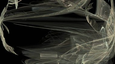 Fantezi kaotik renkli fraktal desen. Soyut Fraktal şekiller. 3D render resimde arka plan veya duvar kağıdı.