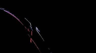 Fantezi kaotik renkli fraktal desen. Soyut Fraktal şekiller. 3D render resimde arka plan veya duvar kağıdı.