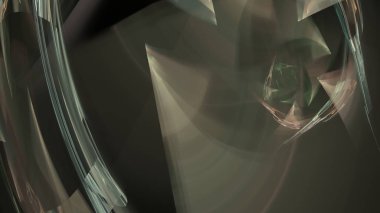 Fantezi kaotik renkli fraktal desen. Soyut Fraktal şekiller. 3D render resimde arka plan veya duvar kağıdı.