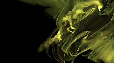 Fantezi kaotik renkli fraktal desen. Soyut Fraktal şekiller. 3D render resimde arka plan veya duvar kağıdı.