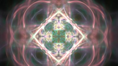 Fantezi kaotik renkli fraktal desen. Soyut Fraktal şekiller. 3D render resimde arka plan veya duvar kağıdı.