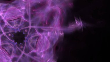 Fantezi kaotik renkli fraktal desen. Soyut Fraktal şekiller. 3D render resimde arka plan veya duvar kağıdı.