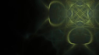 Fantezi kaotik renkli fraktal desen. Soyut Fraktal şekiller. 3D render resimde arka plan veya duvar kağıdı.