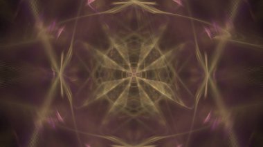 Fantezi kaotik renkli fraktal desen. Soyut Fraktal şekiller. 3D render resimde arka plan veya duvar kağıdı.