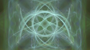 Fantezi kaotik renkli fraktal desen. Soyut Fraktal şekiller. 3D render resimde arka plan veya duvar kağıdı.