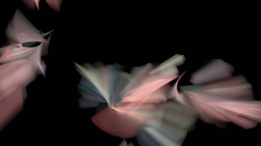 Fantezi kaotik renkli fraktal desen. Soyut Fraktal şekiller. 3D render resimde arka plan veya duvar kağıdı.