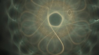 Fantezi kaotik renkli fraktal desen. Soyut Fraktal şekiller. 3D render resimde arka plan veya duvar kağıdı.