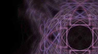 Fantezi kaotik renkli fraktal desen. Soyut Fraktal şekiller. 3D render resimde arka plan veya duvar kağıdı.