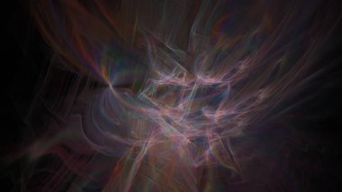 Fantezi kaotik renkli fraktal desen. Soyut Fraktal şekiller. 3D render resimde arka plan veya duvar kağıdı.