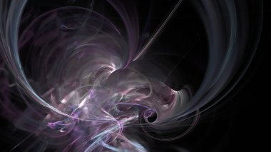 Fantezi kaotik renkli fraktal desen. Soyut Fraktal şekiller. 3D render resimde arka plan veya duvar kağıdı.