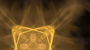 Fantezi kaotik renkli fraktal desen. Soyut Fraktal şekiller. 3D render resimde arka plan veya duvar kağıdı.