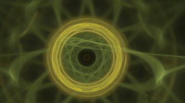 Fantezi kaotik renkli fraktal desen. Soyut Fraktal şekiller. 3D render resimde arka plan veya duvar kağıdı.