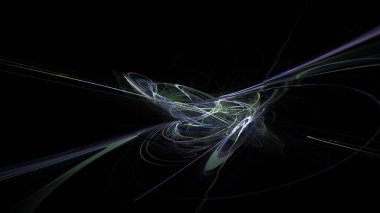 Fantezi kaotik renkli fraktal desen. Soyut Fraktal şekiller. 3D render resimde arka plan veya duvar kağıdı.