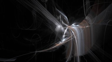 Fantezi kaotik renkli fraktal desen. Soyut Fraktal şekiller. 3D render resimde arka plan veya duvar kağıdı.