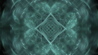 Fantezi kaotik renkli fraktal desen. Soyut Fraktal şekiller. 3D render resimde arka plan veya duvar kağıdı.