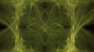 Fantezi kaotik renkli fraktal desen. Soyut Fraktal şekiller. 3D render resimde arka plan veya duvar kağıdı.