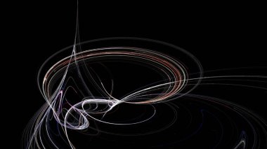 Fantezi kaotik renkli fraktal desen. Soyut Fraktal şekiller. 3D render resimde arka plan veya duvar kağıdı.