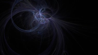 Fantezi kaotik renkli fraktal desen. Soyut Fraktal şekiller. 3D render resimde arka plan veya duvar kağıdı.