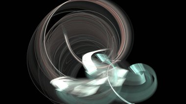 Fantezi kaotik renkli fraktal desen. Soyut Fraktal şekiller. 3D render resimde arka plan veya duvar kağıdı.