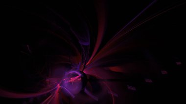 Fantezi kaotik renkli fraktal desen. Soyut Fraktal şekiller. 3D render resimde arka plan veya duvar kağıdı.