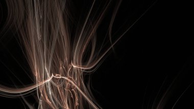 Fantezi kaotik renkli fraktal desen. Soyut Fraktal şekiller. 3D render resimde arka plan veya duvar kağıdı.