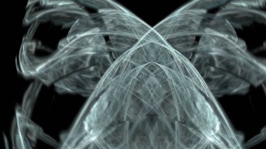 Fantezi kaotik renkli fraktal desen. Soyut Fraktal şekiller. 3D render resimde arka plan veya duvar kağıdı.