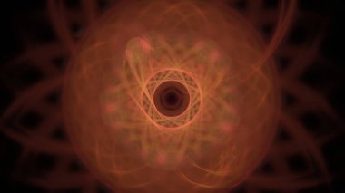 Fantezi kaotik renkli fraktal desen. Soyut Fraktal şekiller. 3D render resimde arka plan veya duvar kağıdı.