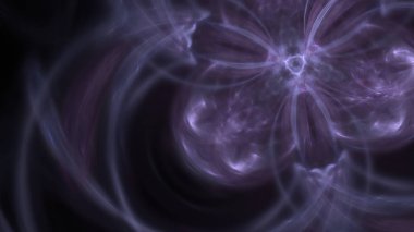 Fantezi kaotik renkli fraktal desen. Soyut Fraktal şekiller. 3D render resimde arka plan veya duvar kağıdı.