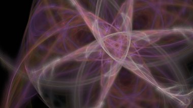 Fantezi kaotik renkli fraktal desen. Soyut Fraktal şekiller. 3D render resimde arka plan veya duvar kağıdı.