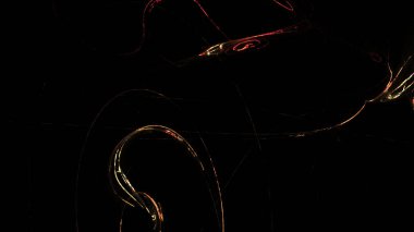 Fantezi kaotik renkli fraktal desen. Soyut Fraktal şekiller. 3D render resimde arka plan veya duvar kağıdı.