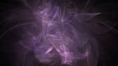 Fantezi kaotik renkli fraktal desen. Soyut Fraktal şekiller. 3D render resimde arka plan veya duvar kağıdı.